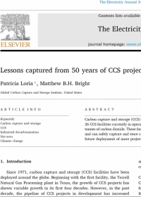 CCS项目50年的经验